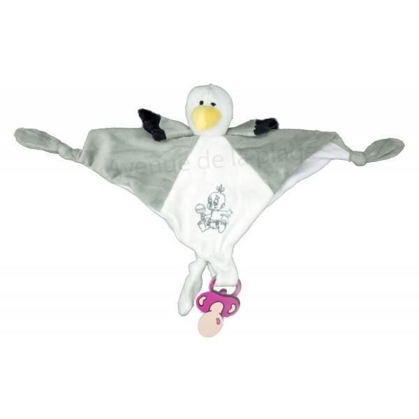 Doudou Mouette En Velours Cdiscount Puericulture Eveil Bebe