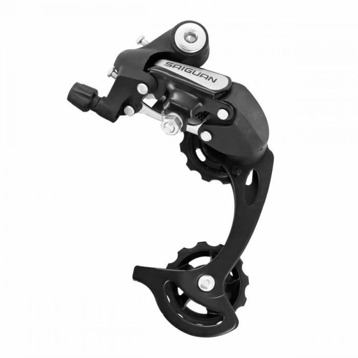 Derailleur vtt arriere p2r saiguan 6-7v. grande chape a visser (compatible shimano) sur carte