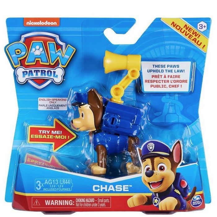 PAT PATROUILLE - Moto Rétrofriction + Figurine Amovible Chase - Jouet  Enfant 3 Ans et + - Cdiscount Jeux - Jouets