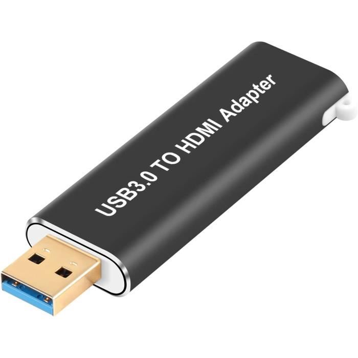 Adattatore USB 3.0 A HDMI 1080P Per PC E Laptop, Compatibile Con Windows 7/8/10/XP (non Per MAC)