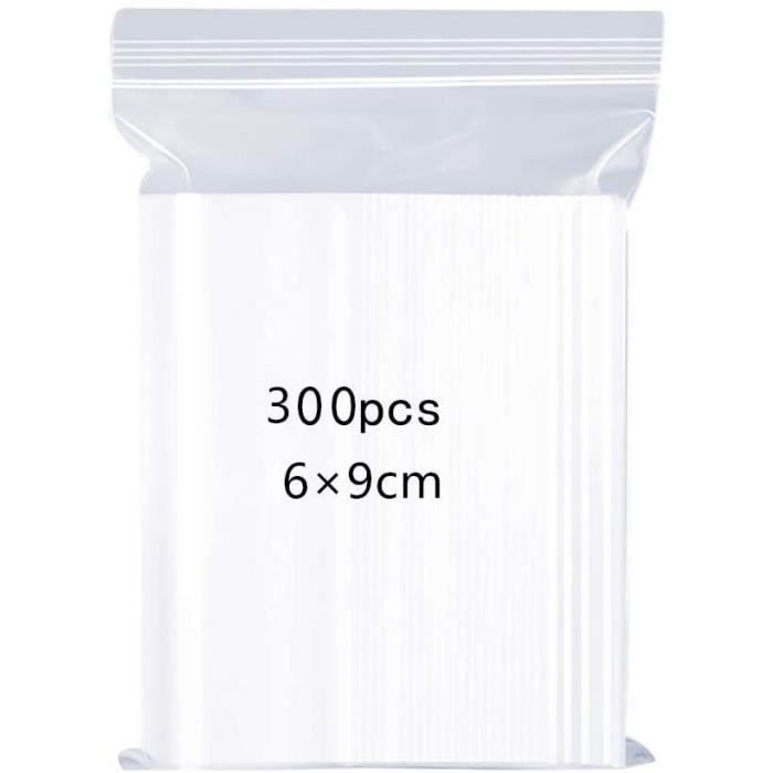 100 sacs plastiques blancs reutilisables