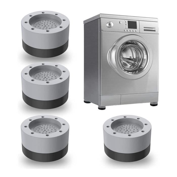 4 x anti-vibration protège-sol pieds absorbeurs pour machine à laver Whirlpool 