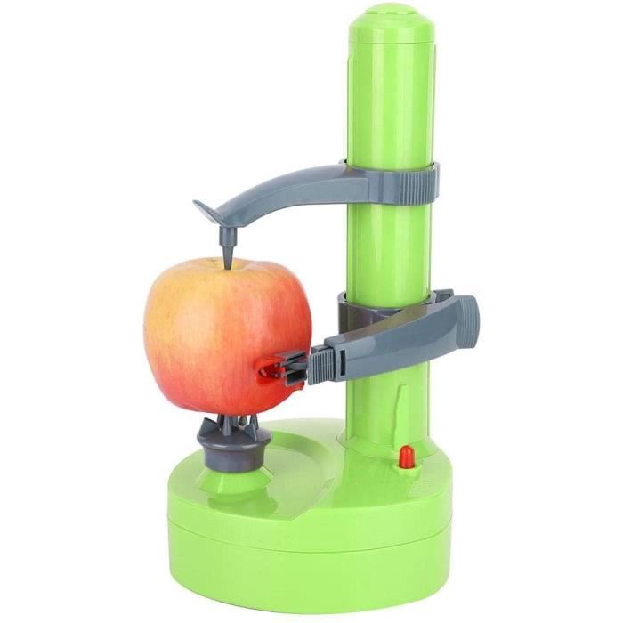 Eplucheur De Pommes De Terre électrique - ZJCHAO - Rouge - Lame En Acier Inoxydable - ABS De