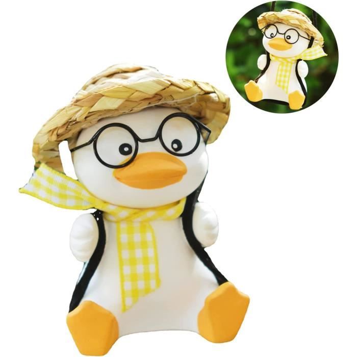 Pendentif Canard Auto Pour Rétroviseur - 2 Pièces, Décor Oscillant Mignon - Peut être Parfumé, Décoration Voiture Ou Maison - 11