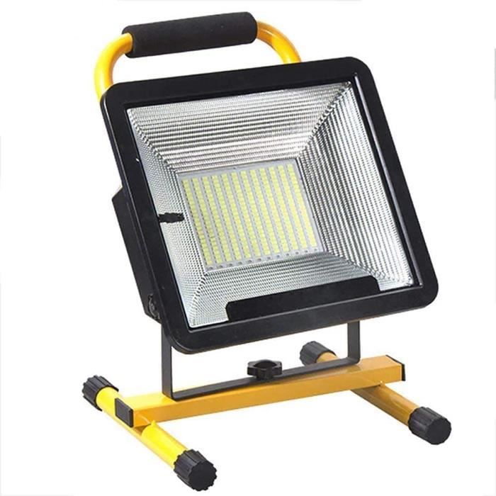 Projecteur de Chantier à LED Sans Fil, Lampe de Travail