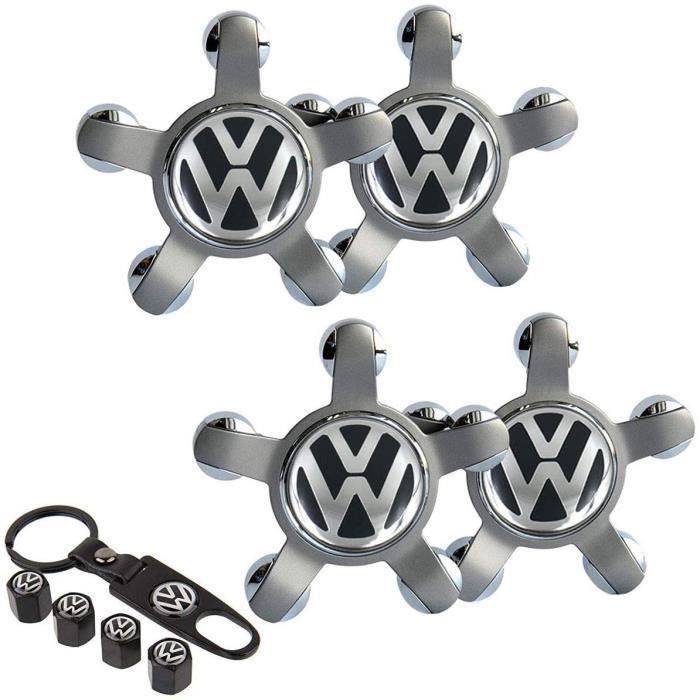 Lot De 4 Autocollants Enjoliveurs Moyeu Pour Smart 451/453 - Argent 75 Mm, Protection Anti-rayures
