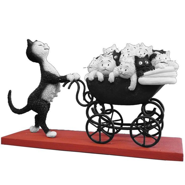 Statuette "Les Chats" Par Dubout – Parastone – Neuve Sous Emballage