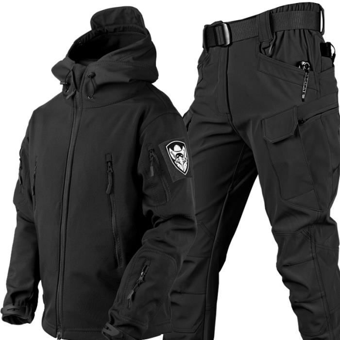 Combinaison De Pluie Pour Homme Et Femme - Veste Et Pantalon Imperméables Unisexe Avec Capuche Et Réflecteurs, Idéal Moto Et Cyclisme