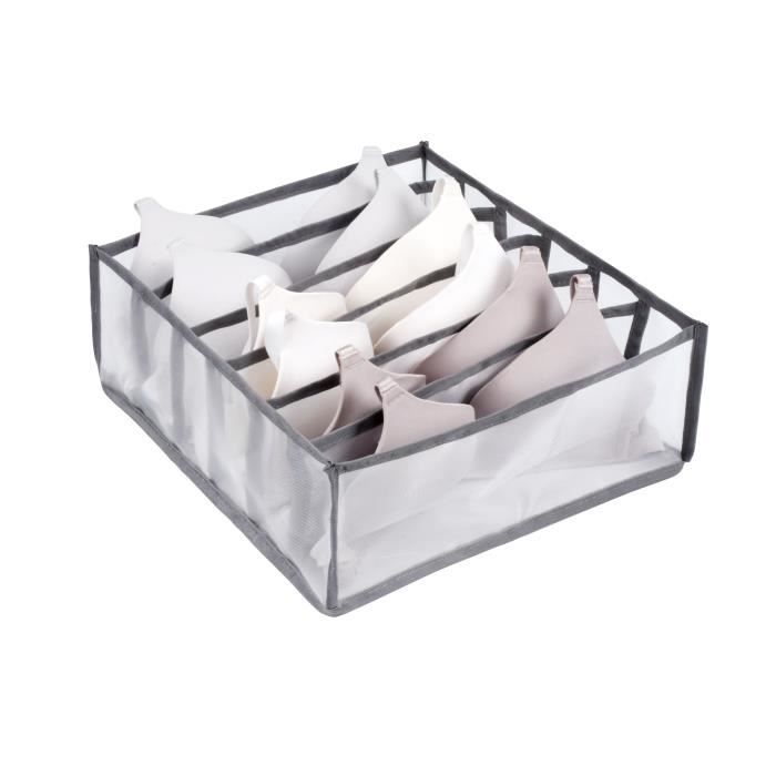 Lot De 6 Boîtes De Rangement En Plastique Bleu – Organisateur Pour Placard, Salle De Bain, Cuisine