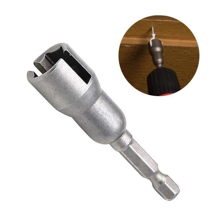Acheter Adaptateur de tête de douille de clé à chocs profonde  d'entraînement de 1/2 , manchon de tête de douille hexagonale de 10mm-24mm  pour outil de forage de clé électrique