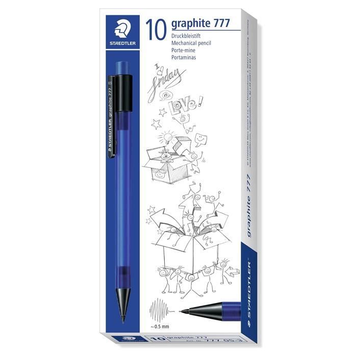 Staedtler 777 05-33 Portamine Grafito B 05 mm, 10 Pezzi