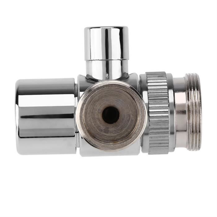 Raccord En Y Laiton Pour Tuyau D'Arrosage - Diviseur 2 Voies 3/4", Réglable | Pour Jardin, Nettoyage - 5