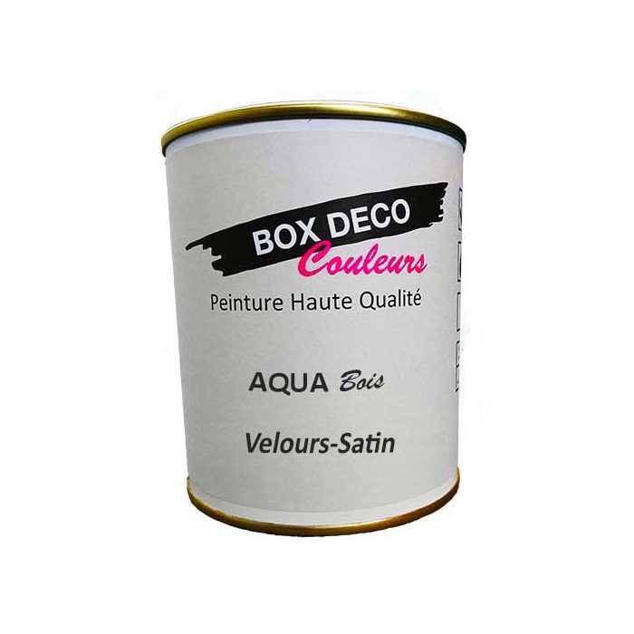 Vert Anis Peinture meuble bois intérieur à base dacrylique aspect velours-satin Aqua Bois - 750 ml / 9m²