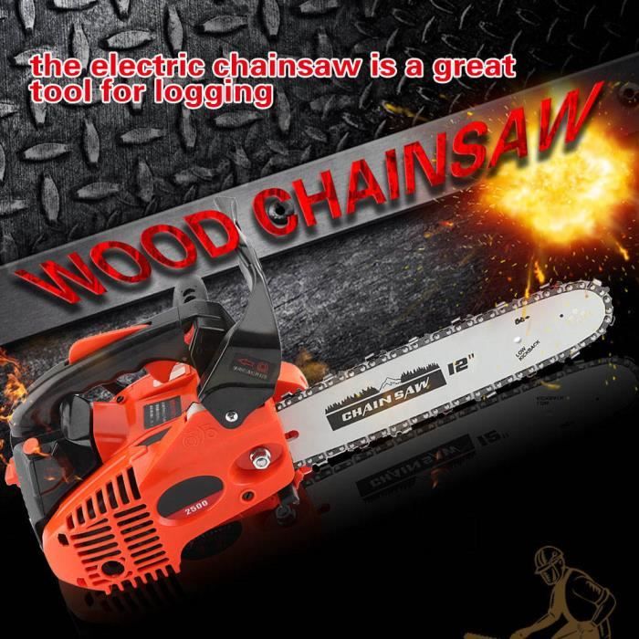 Cikonielf Machine à couper le bois Machine de broyage de bois pour tronçonneuse à essence 900W