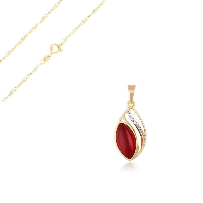 Collier femme main de fatma edora plaque or et oxydes - colliers-femme - edora