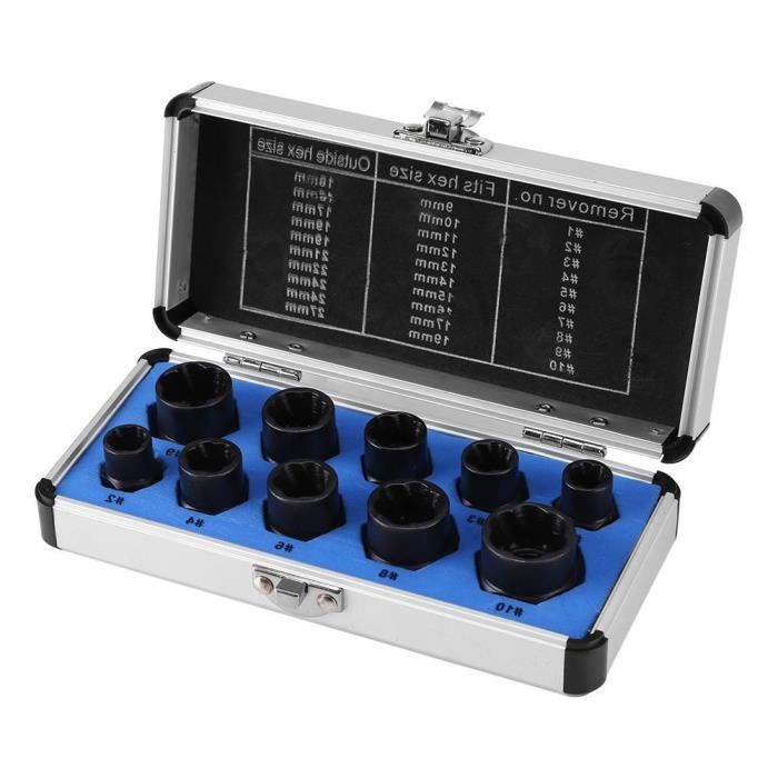 Kit Extracteur D’écrous De Roue 4 Pièces – Outil De Retrait Enjoliveurs Et Capuchons De Boulons Pour Voiture - 11