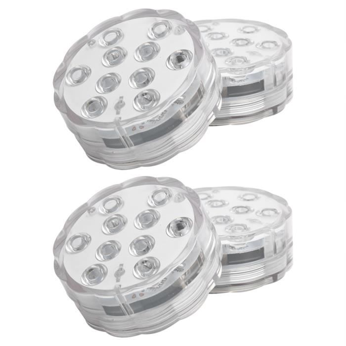 Lampe Sous-Marine LED Étanche IP68 RVB 18W - 7 Couleurs Changeantes Avec Télécommande Pour Piscine, Fontaine Et Étang