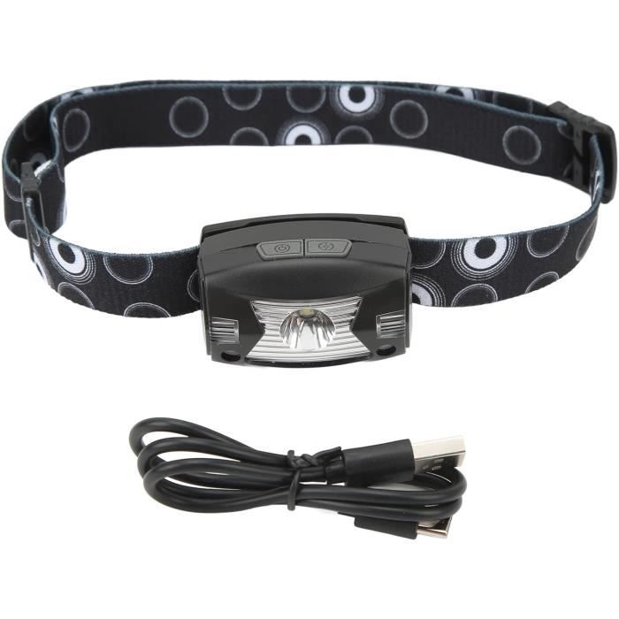 Lampe Frontale Rechargeable Onalix 2500 Lumens – 8 Modes, étanche IPX4, Angle Réglable 60°, Légère 60g – Pour Running, Camping, Randonnée, Cyclisme