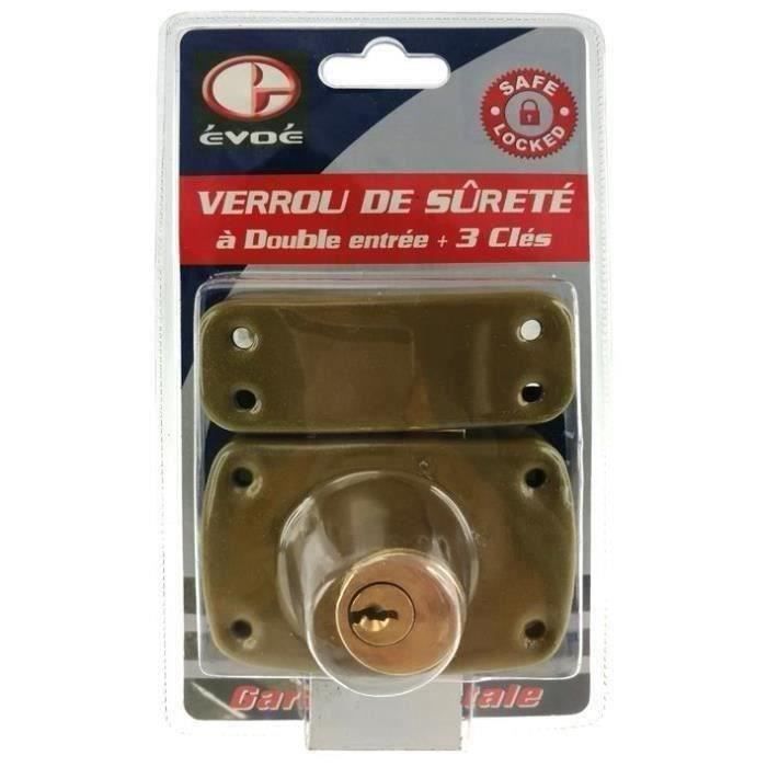 EVOE Verrou sureté double entrée
