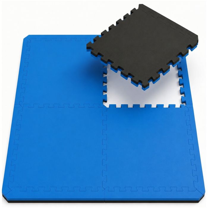 Lot De 4 Tapis EVA Fitness 90x90x2 5cm - Sol Puzzle Gym Maison Protection Tatami Lot De 4 Tapis EVA Fitness 90x90x2 5cm - Sol Puzzle Gym Maison Protection Tatami