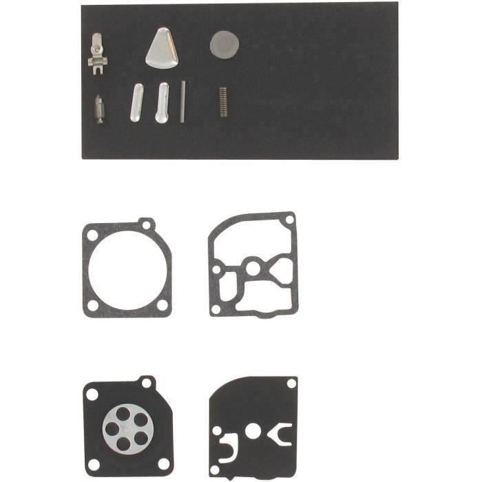 Kit réparation membranes et joints carburateur adaptable DOLMAR modèles PS34, PS340, WOOD SHARK, 1900, PRO221, 260, 2250, 3314, 3416