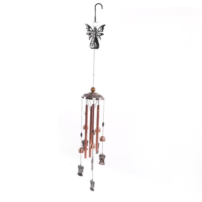 Giugio Lot De 5 Kits Carillons Éoliens Hérisson - Kit Bricolage Enfant Automne - 20 Tubes Sonores - Décoration Jardin, Fête, Naissance