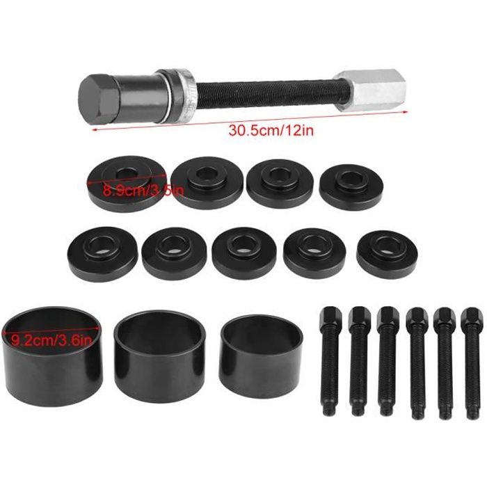 19 Pcs Extracteur Assemblage Démontage Outil Roulement De Roue Moyeu De Roue FR