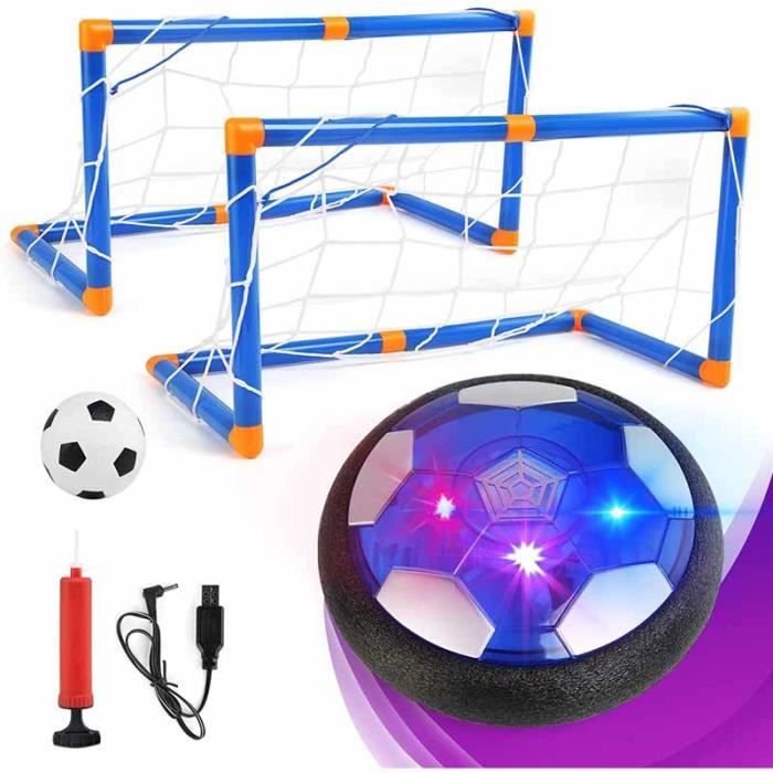 Jouet Enfant Ballon de Foot avec 2 Buts,Rechargeable avec LED Lumière Hover  Soccer Ball Jeux de Foot Cadeau d'anniversaire - Cdiscount Sport