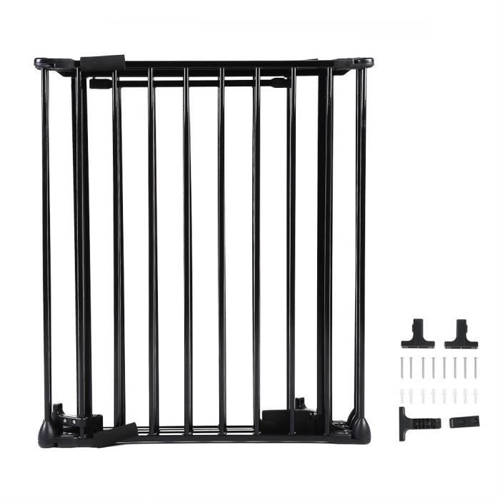 Barrière Bébé Rétractable Sans Perçage - 86 Cm De Large - Pour Escaliers, Portes, Balcons - Facile à Installer