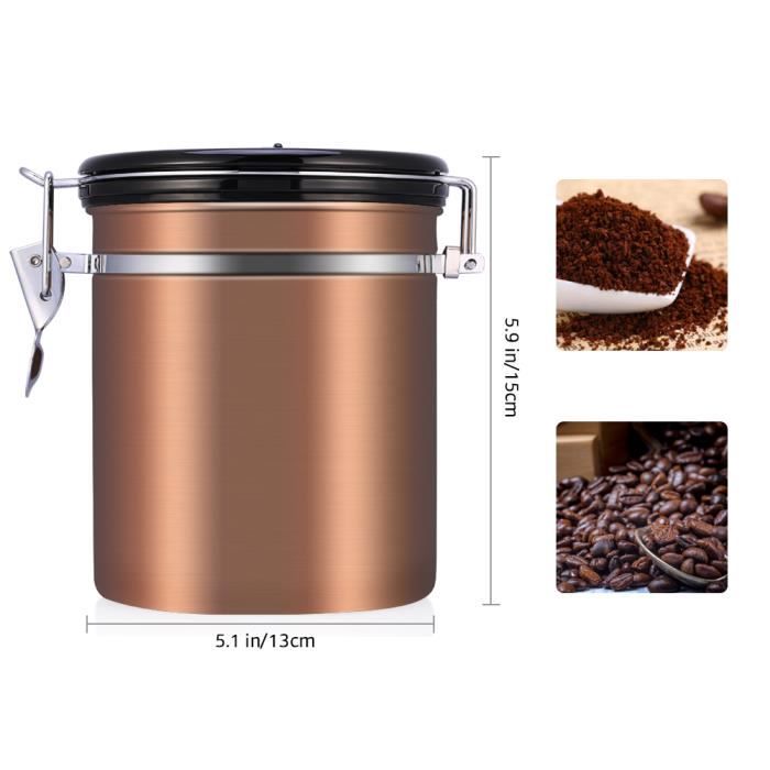 AIRSCAPE BOÎTE ACIER NOIRE MAT 500g