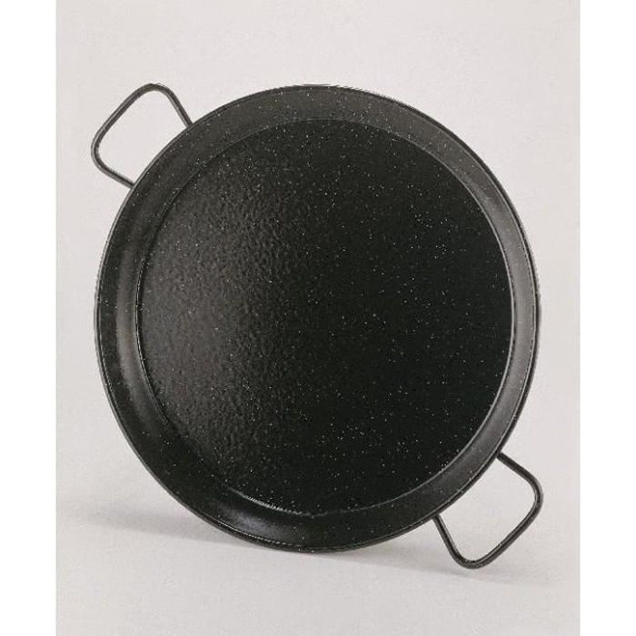 Poêle à Paella émaillée Vaello Campos 50 Cm – Pour 9 à 14 Personnes – Compatible Gaz