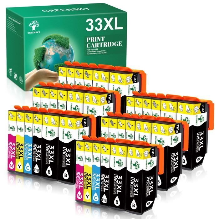 AQree Tampon Éponge Absorbante Pour Epson XP-530 XP-630 XP-830 XP-700 XP-701 XP-800 – Kit Avec Gants