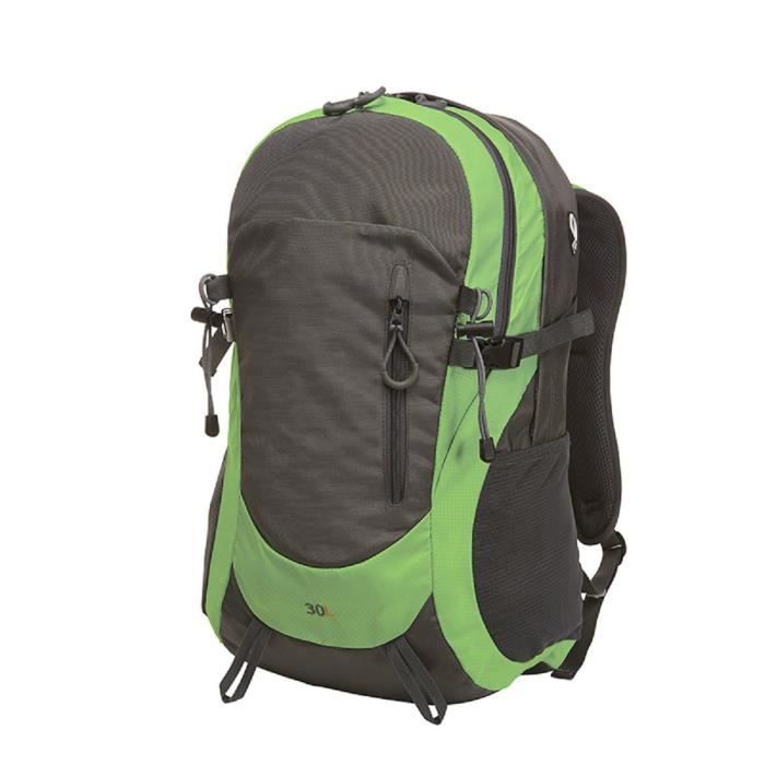 Sac à dos TRAIL randonnée - HALFAR - 1809123 - Vert - Nylon 420D et ripstop - 30 L