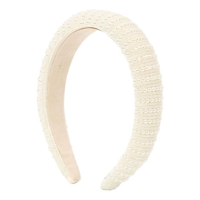 Bandeau Bébé COUXILY - Perles Cristal, Tissu Doux Extensible, Pour Photos Et Occasions Spéciales
