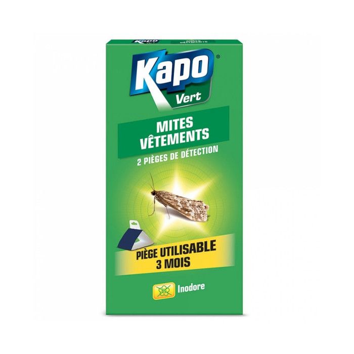 Piège anti-mites pour vêtements - lot de 2