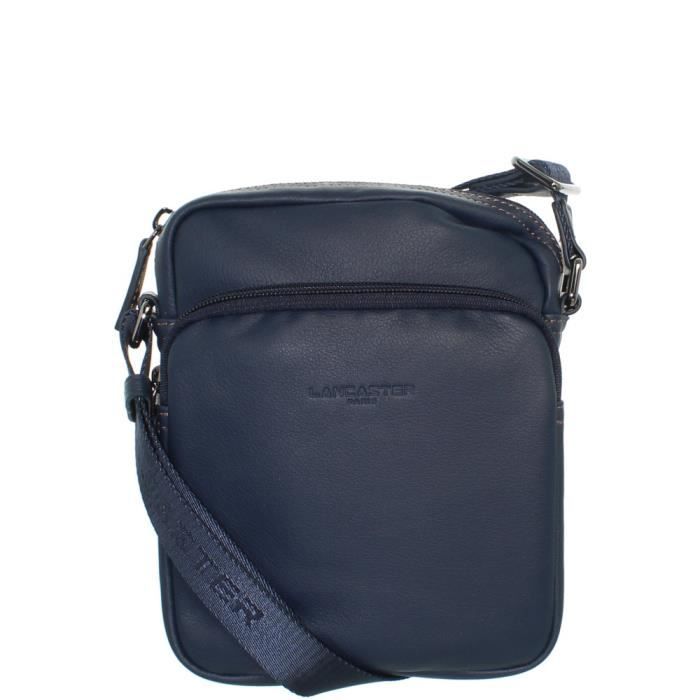 Sacoche Bandouliere Lancaster En Cuir Ref Lan24637 Bleu 16 20 7 Achat Vente Besace Sac Reporter 3605820718509 Prolongation Soldes Cdiscount