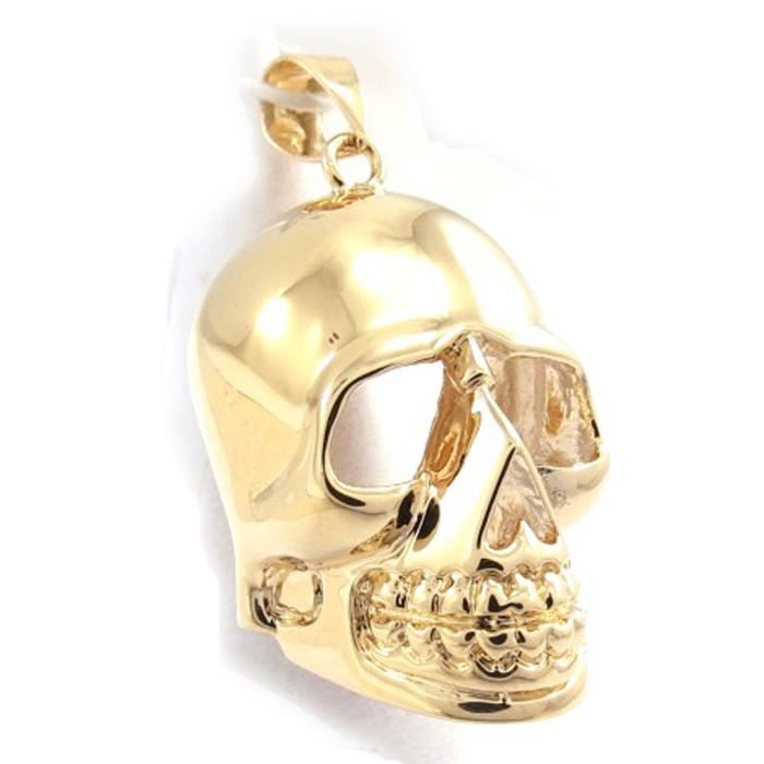 Tête de mort Emerson Antique 18K Gold
