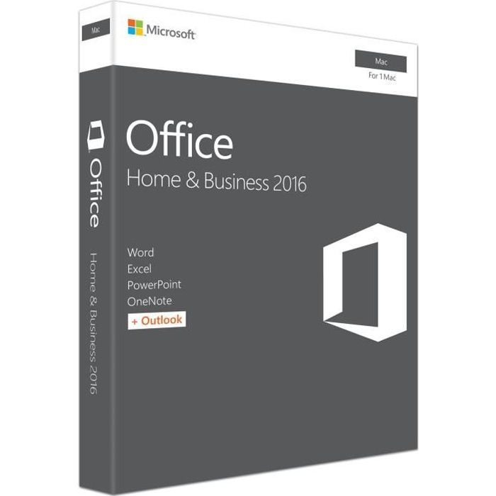 Office Mac Famille et Petite Entreprise 2016 – 1 Mac (téléchargement)-(Mac en Téléchargement)