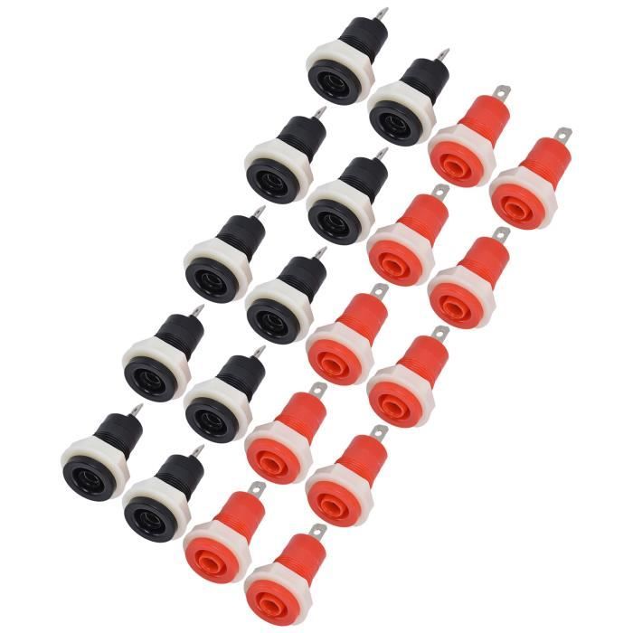 JRready ST6433 Lot De 50 Paires De Bornes à Broches Et JRready ST6433 Lot De 50 Paires De Bornes à Broches Et