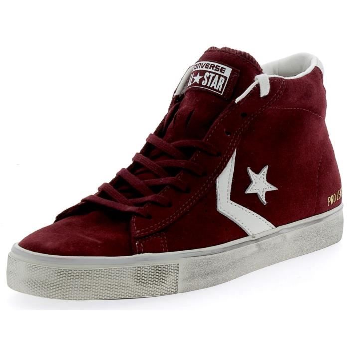 converse pro leather bordeaux