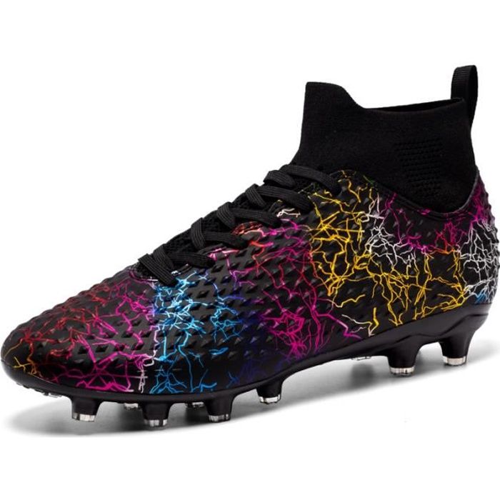 WOWEI Chaussures de Football Hoe Crapons Foot Garçon Antidérapant WOWEI Chaussures de Football Hoe Crapons Foot Garçon Antidérapant