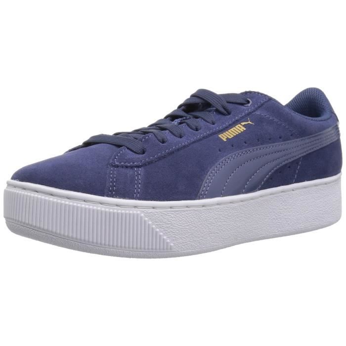 puma plateforme bleu