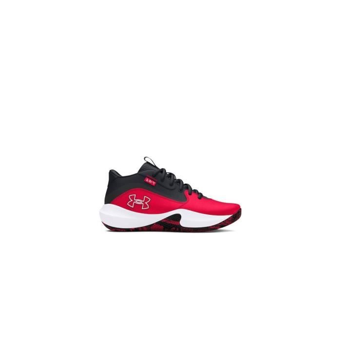 Chaussures - Under Armour - Lockdown Gs - Enfants - Noir/Rouge - Respirantes Chaussures - Under Armour - Lockdown Gs - Enfants - Noir/Rouge - Respirantes