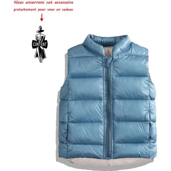 Doudoune sans top manche luxe