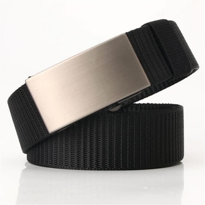 Ceinture Automatique En Nylon Pour Homme – Ajustable Sans Trous, Confortable Et Respirante – Parfaite Avec Jeans Ou Pantalon Décontracté - 5