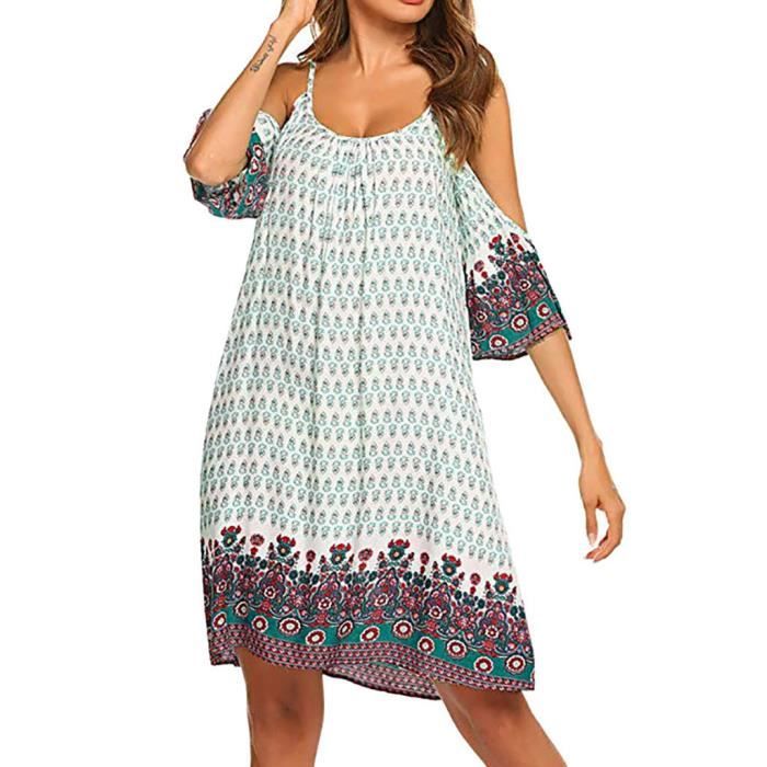 robe droite boheme