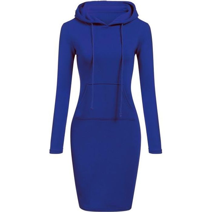 HLLD Sweat à Capuche Femme Avec Poche Kangourou - Hoodie Oversize Manches Longues Automne-Hiver - Idéal Pour Porter Animal