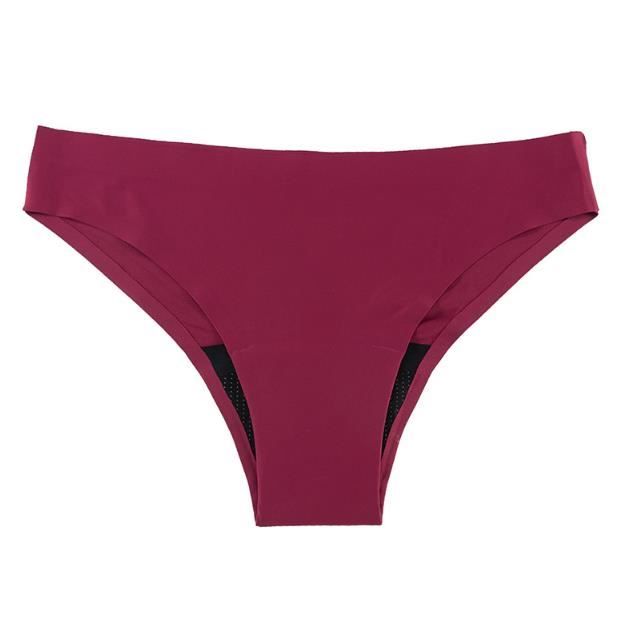 Bas de Maillot de Bain Menstruel Taille Basse Red Zébra