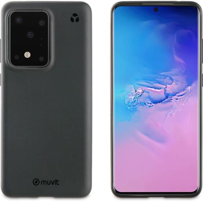 MUVIT FOR CHANGE Coque Recycletek Noire: Samsung Galaxy S20 Ultra / 5G