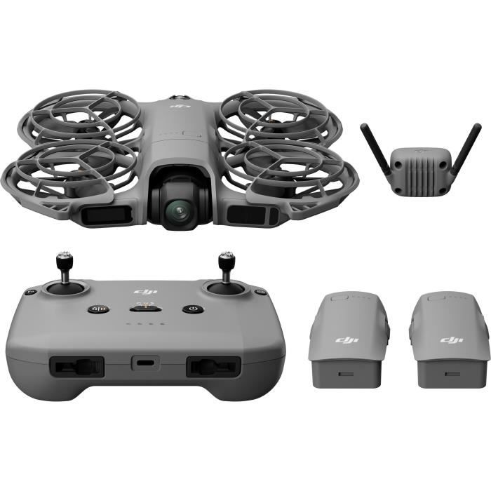 Drone - DJI - Neo 2 Fly More Combo - Caméra 1/1.3’’ 48 MP - Vidéo 4K HDR - Kit 3 batteries